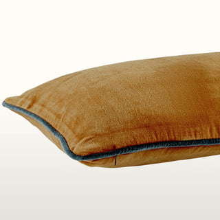 Velvet Cushion | Mustard | 30 x 60cm in Homewares from Oriana B. www.orianab.com