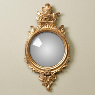 18th Century Inspired Convex Mirror | GoldOriana BHomewares