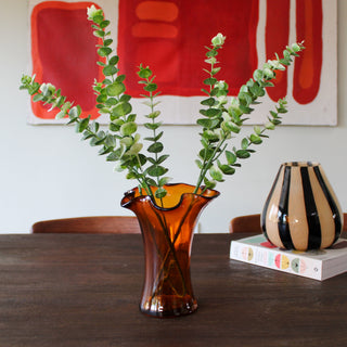 Amber Flower Vase in Homewares from Oriana B. www.orianab.com