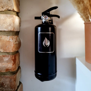 Nordic Flame | Black and Silver Fire ExtinguisherOriana BHomewares