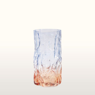 Blue & Orange Ombre Textured Vase in Homewares from Oriana B. www.orianab.com