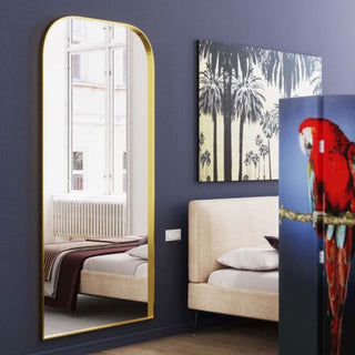 Extra Large Gold Dressing Mirror in Mirror from Oriana B. www.orianab.com