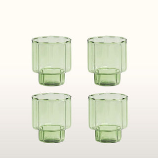 Green Glass Tumblers | Set of 4Oriana BHomewares