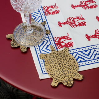 Gold Cheetah Coasters | Set of 4Oriana BHomewares