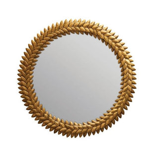 Gold Metal Leaf Frame MirrorOriana BHomewares