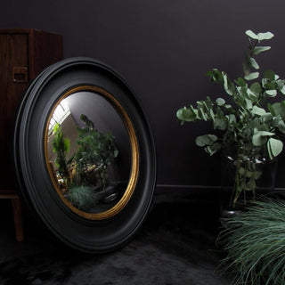 Large Round Black Convex Mirror | Oriana B | Irish Home ShopOriana BHomewares