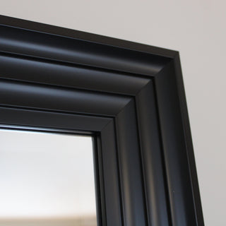 Large Rectangular Black Framed Mirror in Homewares from Oriana B. www.orianab.com