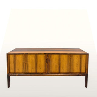 Mid Century Rosewood Sideboard with Tambour Doors in Furniture from Oriana B. www.orianab.com