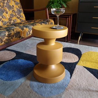 Mustard Metal Side Table | Oriana B Furniture DublinOriana BFurniture