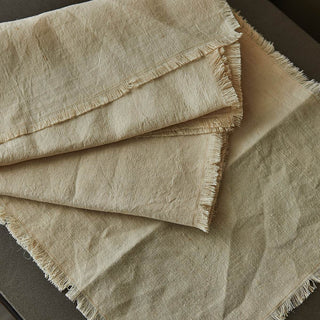 Vintage Linen Fringed Placemats | Set of 4Oriana BHomewares