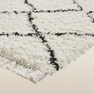 Boho White & Black Rug | 5 sizes available