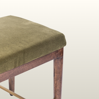 Upholstered Bench | Green Velvet