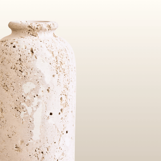 Travertine Tall Vase