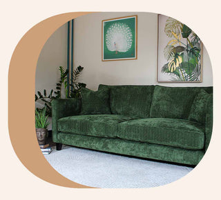Green Sofa available from Oriana B www.orianab.com Irish Furniture Store
