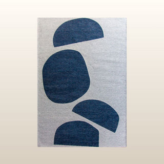 Abstract Shape Rug | Blue | 2 Sizes in Homewares from Oriana B www.orianab.com