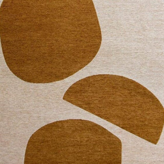 Abstract Shape Rug | Dark Mustard | RETURN in Outlet from Oriana B. www.orianab.com