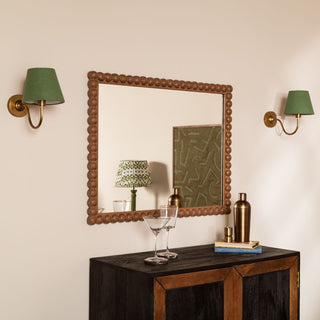 Amelia Bobbin Mirror | Natural in Mirrors from Oriana B www.orianab.com