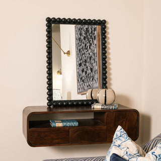 Amelia Petite Mirror | Black in Mirrors from Oriana B www.orianab.com