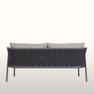 Anthracite Woven Back Garden Sofa | Project Overorder in Outlet from Oriana B www.orianab.com