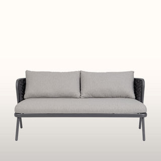 Anthracite Woven Back Garden Sofa | Project Overorder in Outlet from Oriana B www.orianab.com