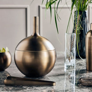 Antique Brass Ice Bucket in Homewares from Oriana B www.orianab.com