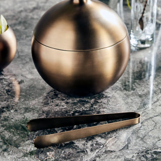 Antique Brass Ice Cube Tong in Homewares from Oriana B www.orianab.com
