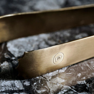 Antique Brass Ice Cube Tong in Homewares from Oriana B www.orianab.com