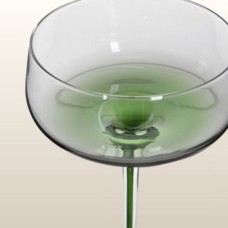 Basil Coupe Glasses | Set of 4 in Homewares from Oriana B www.orianab.com