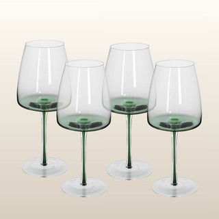 Basil Red Wine Glasses | Set of 4 in Homewares from Oriana B www.orianab.com