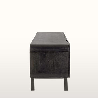 Black 3 Door Decorative TV Cabinet in Furniture from Oriana B www.orianab.com