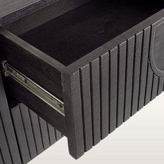 Black 3 Door Decorative TV Cabinet in Furniture from Oriana B www.orianab.com