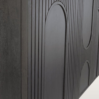 Black 4 Door Decorative Sideboard in Furniture from Oriana B. www.orianab.com
