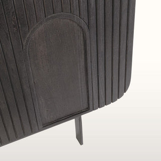 Black 4 Door Decorative Sideboard in Furniture from Oriana B. www.orianab.com