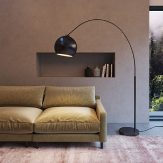 Black Arched Floor Lamp in Lighting from Oriana B www.orianab.com