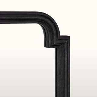 Black Portrait Mantle Mirror in Mirrors from Oriana B www.orianab.com