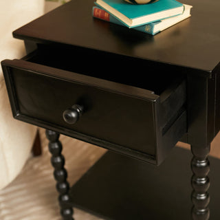 Black Side Table | Bobbin in Furniture from Oriana B www.orianab.com
