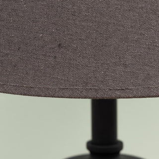 Black Table Lamp with Charcoal Shade in Lighting from Oriana B www.orianab.com