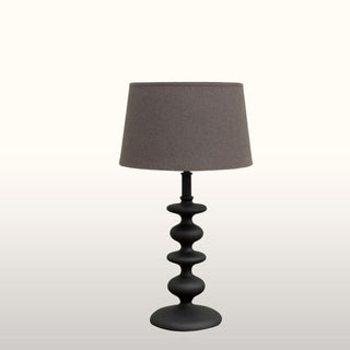 Black Table Lamp with Charcoal Shade in Lighting from Oriana B www.orianab.com