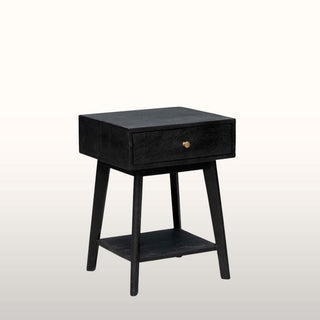 Black Table with Single Drawer in Archived from Oriana B www.orianab.com