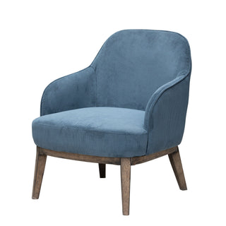 Blue Cord Armchair in Seating from Oriana B. www.orianab.com