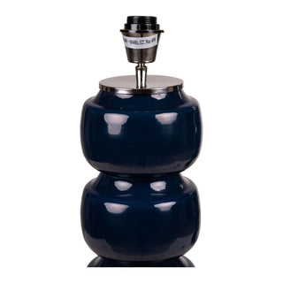 Blue Glass Lamp Base | SAMPLE in Outlet from Oriana B www.orianab.com