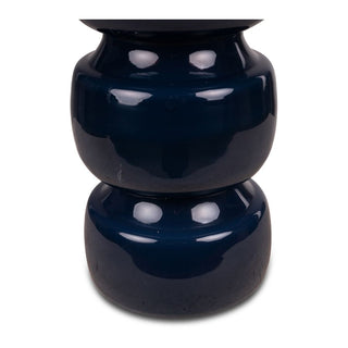 Blue Glass Lamp Base | SAMPLE in Outlet from Oriana B www.orianab.com