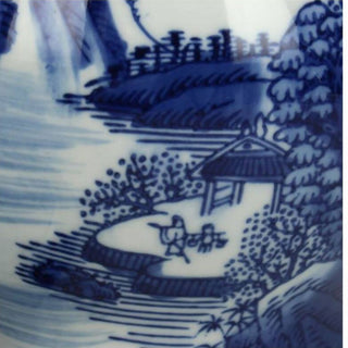 Blue & White Jar with Lid in Homewares from Oriana B www.orianab.com