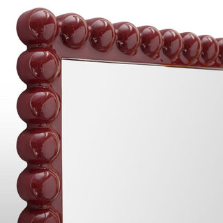 Bobbin Mirror | Burgundy | 50x70 in Mirrors from Oriana B www.orianab.com