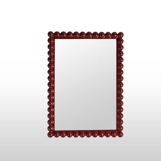 Bobbin Mirror | Burgundy | 50x70 in Mirrors from Oriana B www.orianab.com