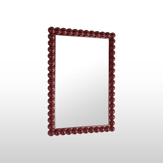 Bobbin Mirror | Burgundy | 50x70 in Mirrors from Oriana B www.orianab.com