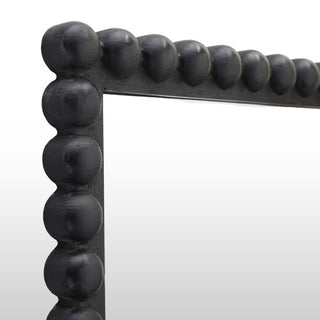 Bobbin Rectangular Mirror Black 50X70 in Mirrors from Oriana B www.orianab.com