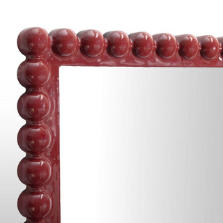 Bobbin Rectangular Mirror | Burgundy in Mirrors from Oriana B www.orianab.com