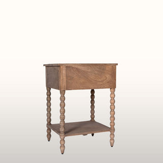 Bobbin Side Table | Light Wood in Furniture from Oriana B www.orianab.com