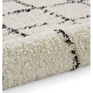 Boho White & Black Rug | 5 sizes available in Homewares from Oriana B www.orianab.com